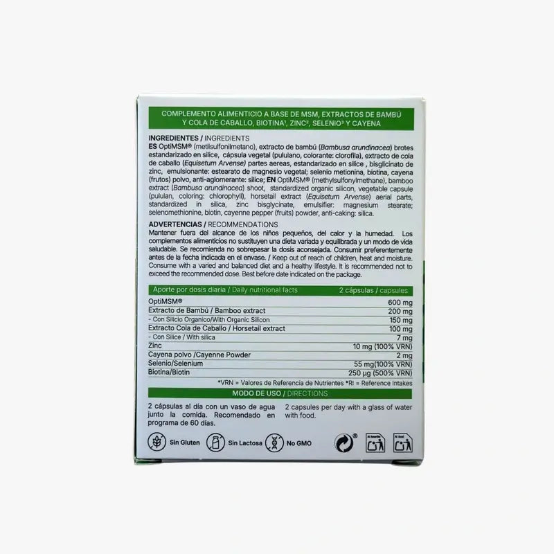 Kerastive Vegan Hair & Nails, 60 Cápsulas