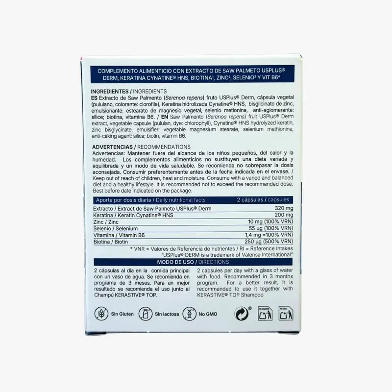 Kerastive Woman Hair & Nails, 60 Cápsulas