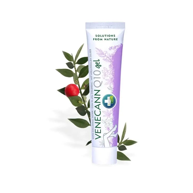 Varicann Q10 - Gel de cânhamo natural e vegan - Alívio para pernas cansadas, 70 gramas
