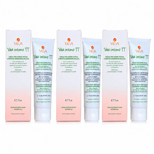 Veja Intimo Tt Creme de Higiene Intima 75 ml, embalagem com 3 unidades