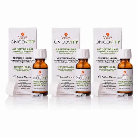 Veja Onicovitt Óleo Protetor para Unhas 7 ml, embalagem com 3 unidades