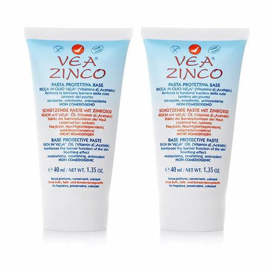 Veja Zinco Pasta Protetora 40 ml, embalagem com 2 unidades