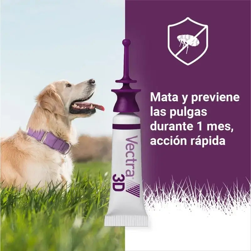 Vectra 3D Dog 1,5-4 Kg, Embalagem 2 x 3 Pipetas