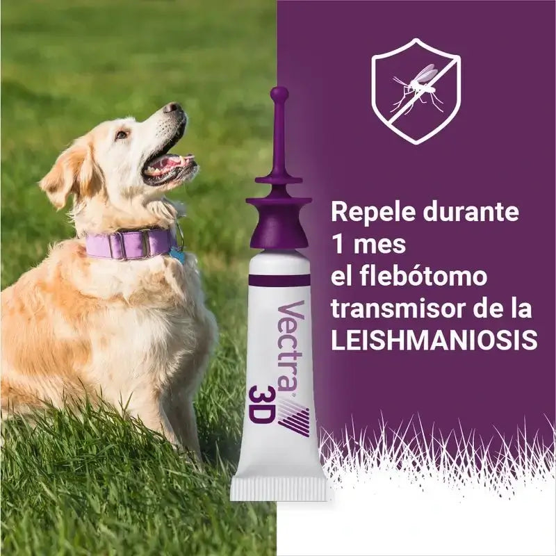 Vectra 3D Dog +40 kg, Embalagem 2 x 3 pipetas