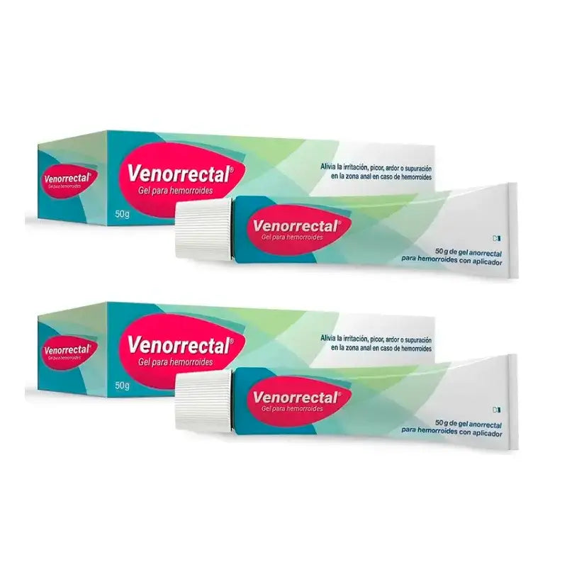Gel Venorrectal, embalagem de 2 x 50 g