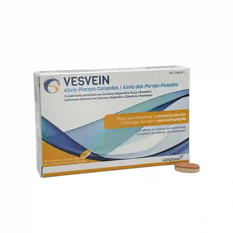 Vesvein Tired Leg Relief, 30 comprimidos
