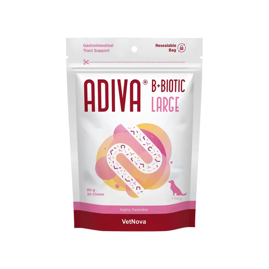 Vetnova Adiva B+Biotic Large, 30 pastilhas