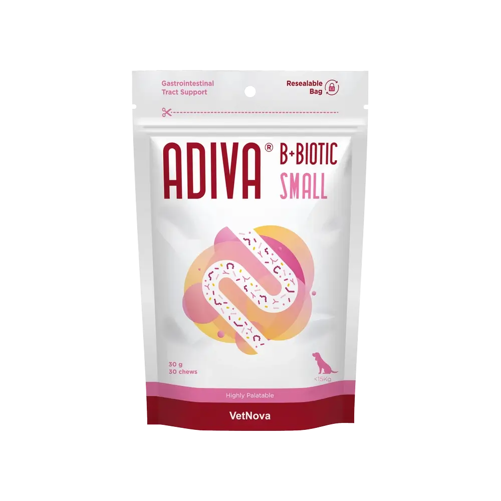 Vetnova Adiva B+Biotic Pequeno, 30 Pastilhas