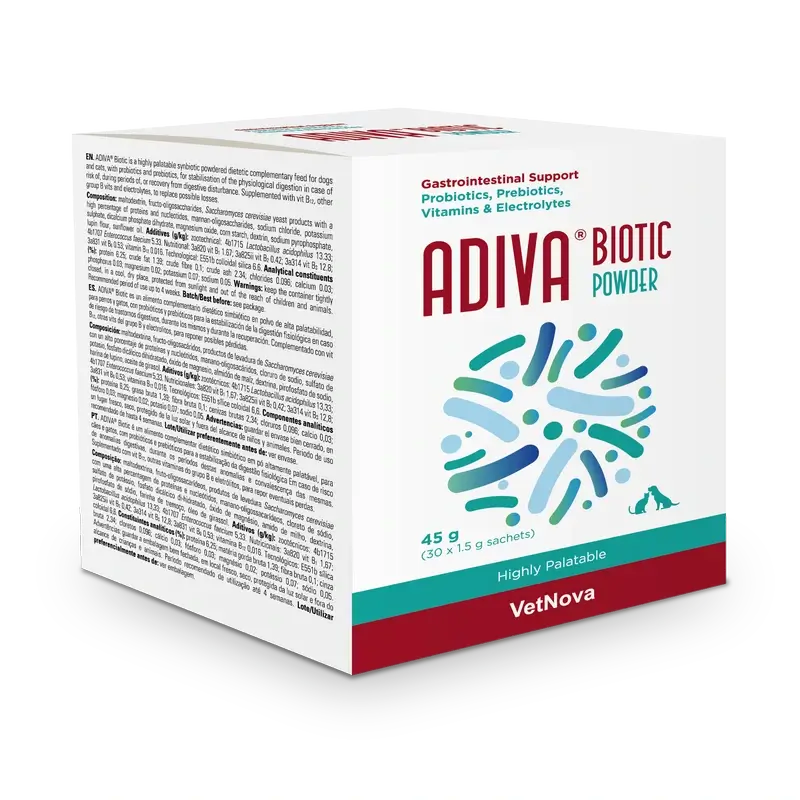Vetnova Adiva Biotic Pó Envelopes 30X1,5G