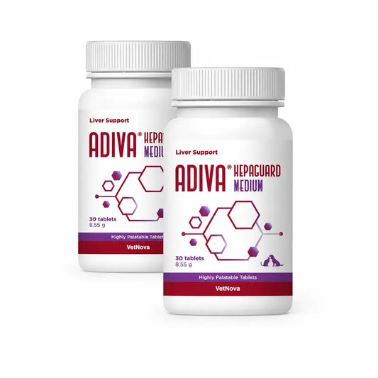 Vetnova Adiva Hepaguard Embalagem Média 2 x 30 comprimidos