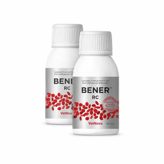 Vetnova Bener Rc Pack 2 x 60 ml, para cães e gatos.