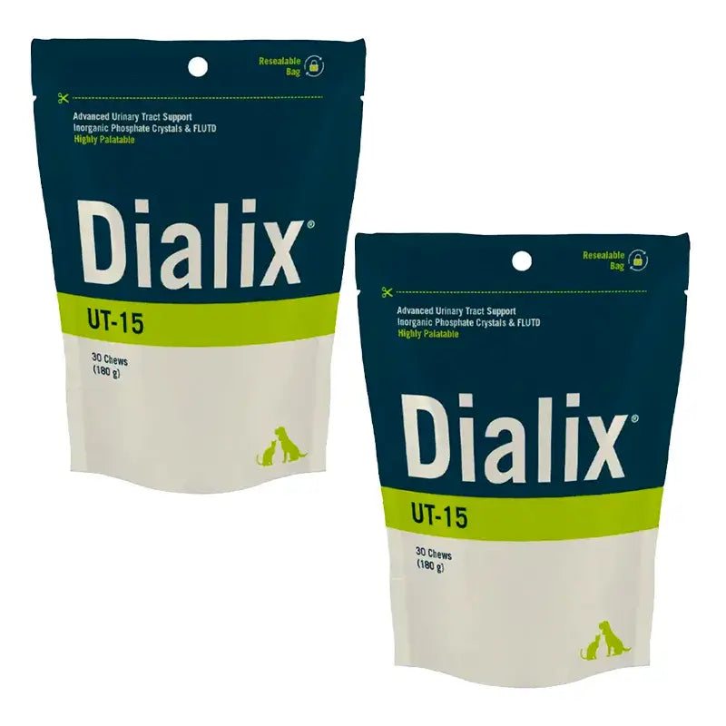 Vetnova Dialix UT-15, embalagem de 2 x 30 pastilhas