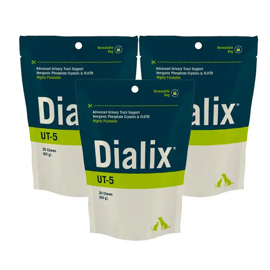 Vetnova Dialix UT-5, embalagem de 3 x 30 pastilhas