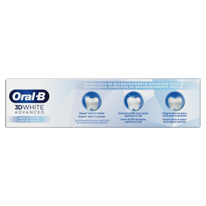 Oral-B Braun 3D Whit Express Brilho Fresco 75Ml