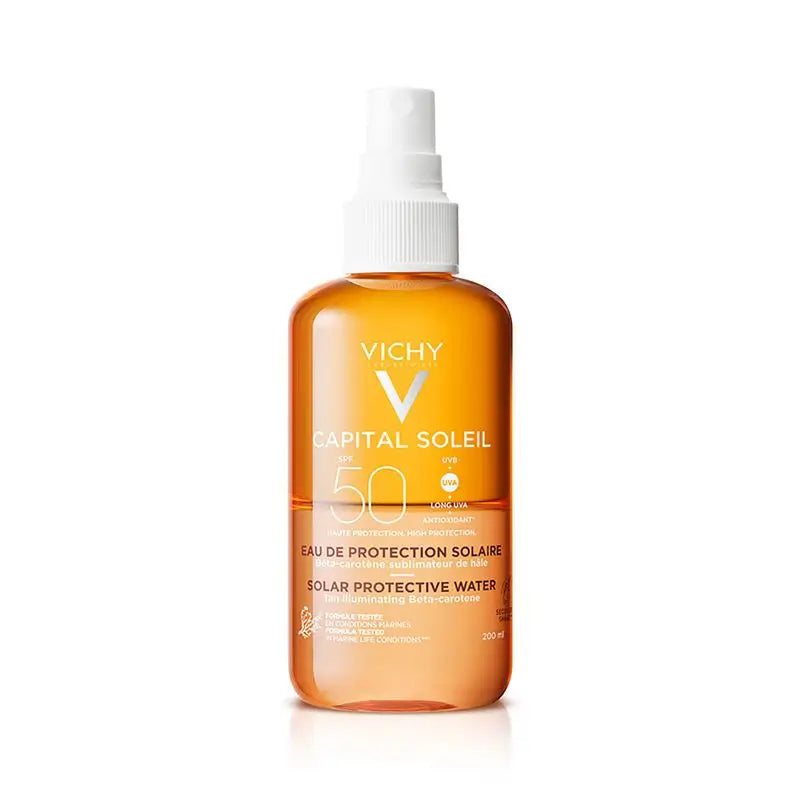Protector Solar Protector Solar Protecção Solo Capital Vichy Protector Solar FPS 50 Radiance, 200 ml