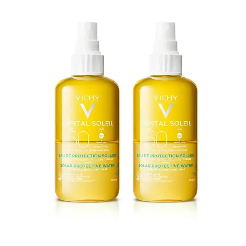 Vichy Capital Soleil Água Protetora do Sol Spf 50 Hidratante, 2X200 Ml
