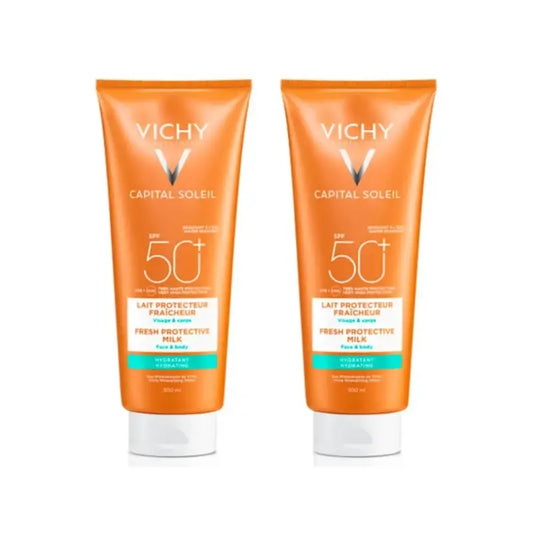 Vichy Capital Soleil Leite Hidratante Protetor Spf 50, 2X300 Ml