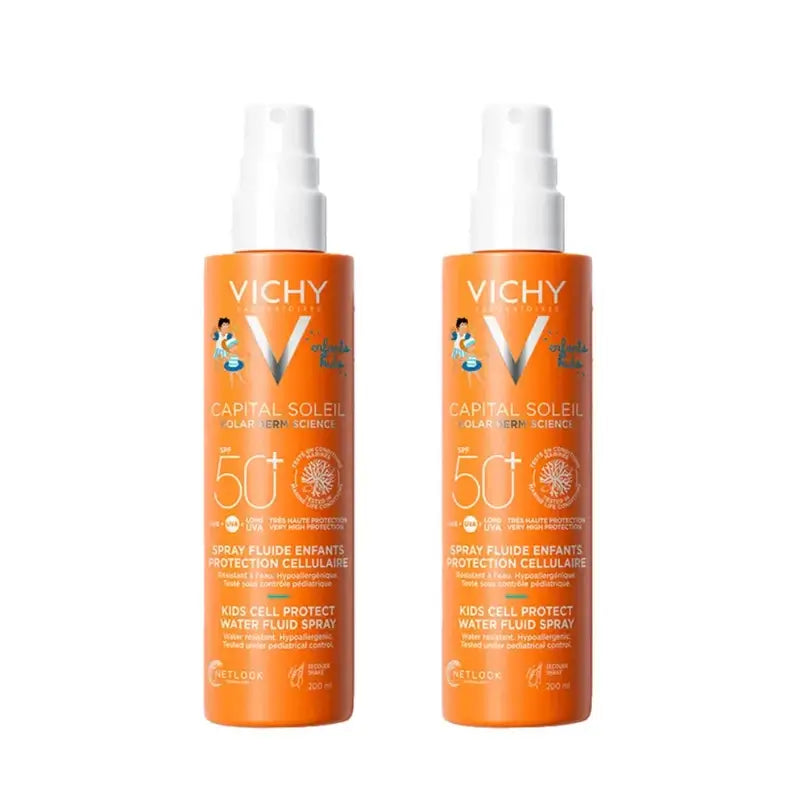 Vichy Capital Soleil Spray Crianças Spf 50, 2X200 Ml