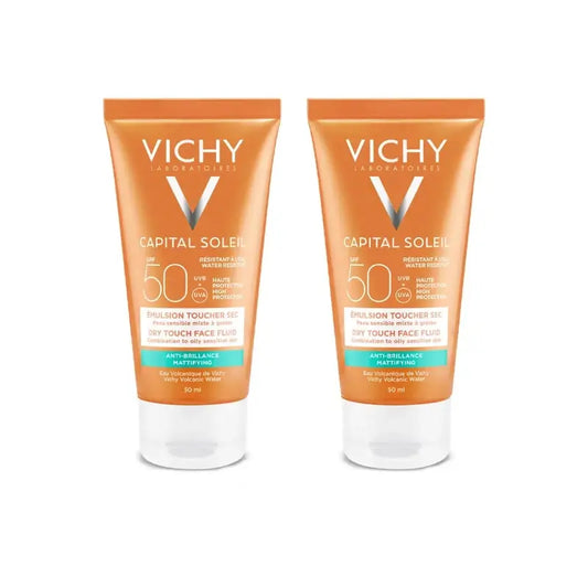 Vichy Capital Soleil Toque Seco Spf 50, 2X50 Ml