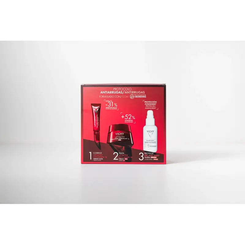 Caixa do protocolo antirrugas Vichy Collagen