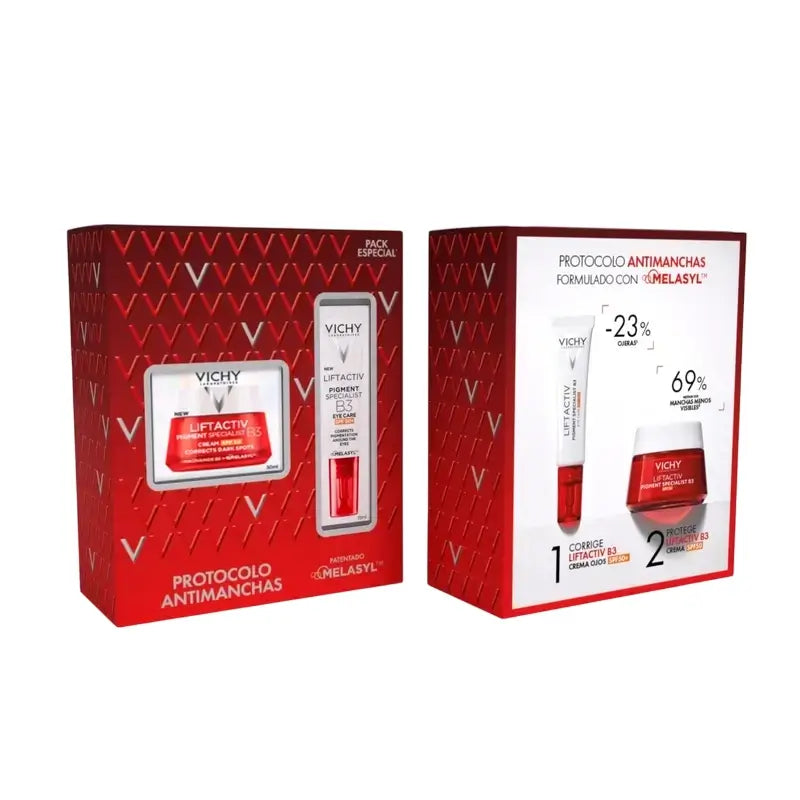 Vichy Liftactiv Pigment Specialist B3 Anti-Blemish & Anti-Wrinkle Protocol Spf50 Box