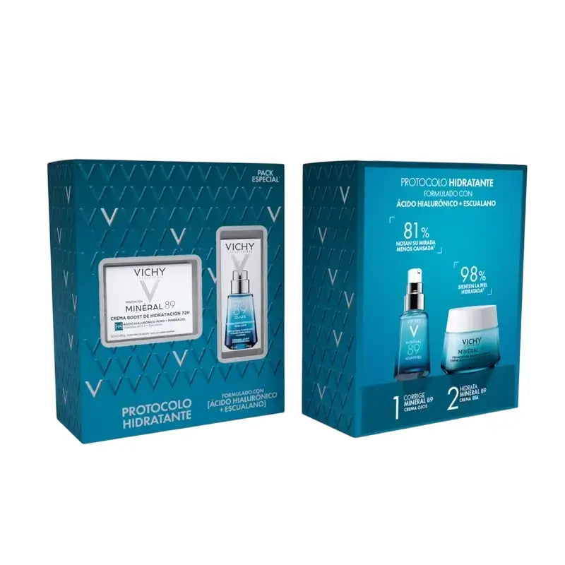 Protocolo Vichy Minéral Chest 89 Hidratação e Reforço da Barreira Cutânea