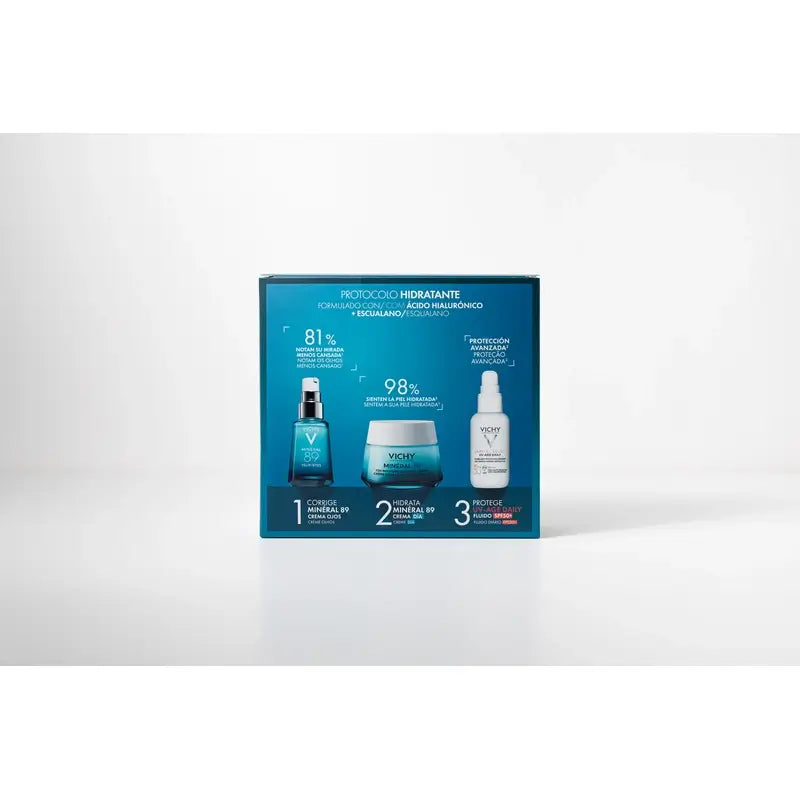 Protocolo de hidratação Vichy Mineral Chest 89