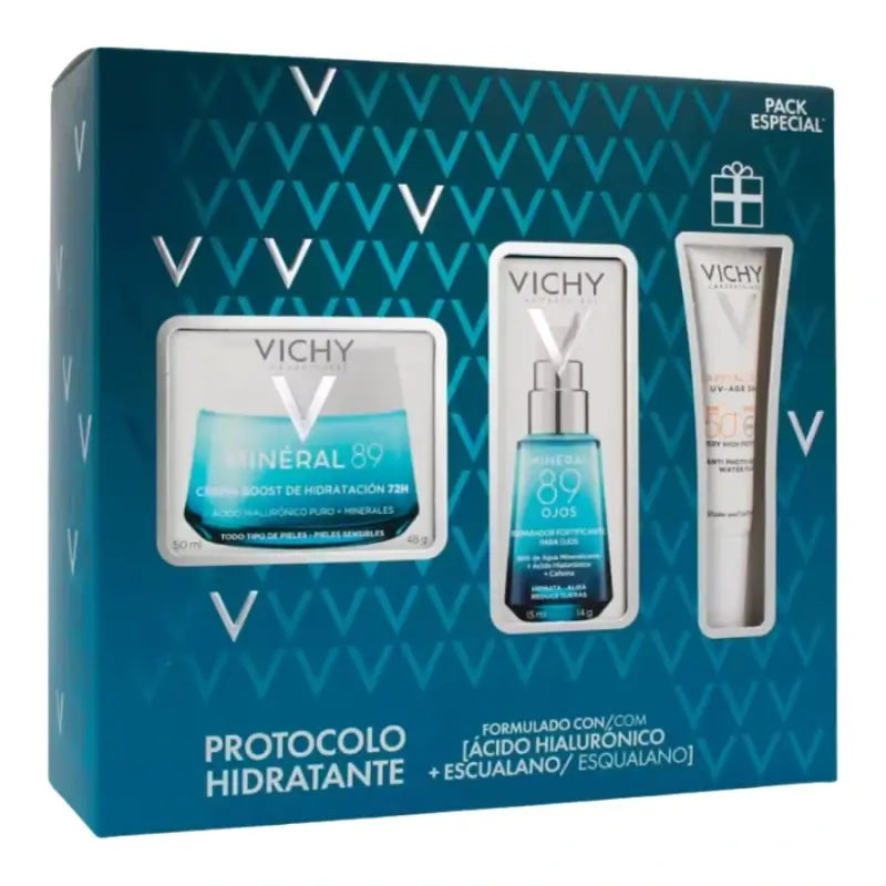 Protocolo de hidratação Vichy Mineral Chest 89