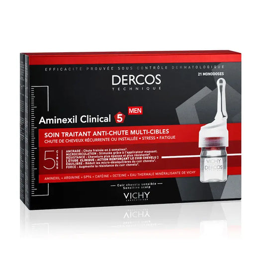 Vichy Dercos Aminexil Clinical 5 Man, 21 Ampolas