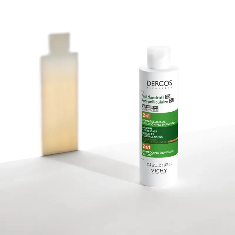 Vichy Dercos Champô Anti-Caspa Condicionante Ds 2 em 1, 200 ml