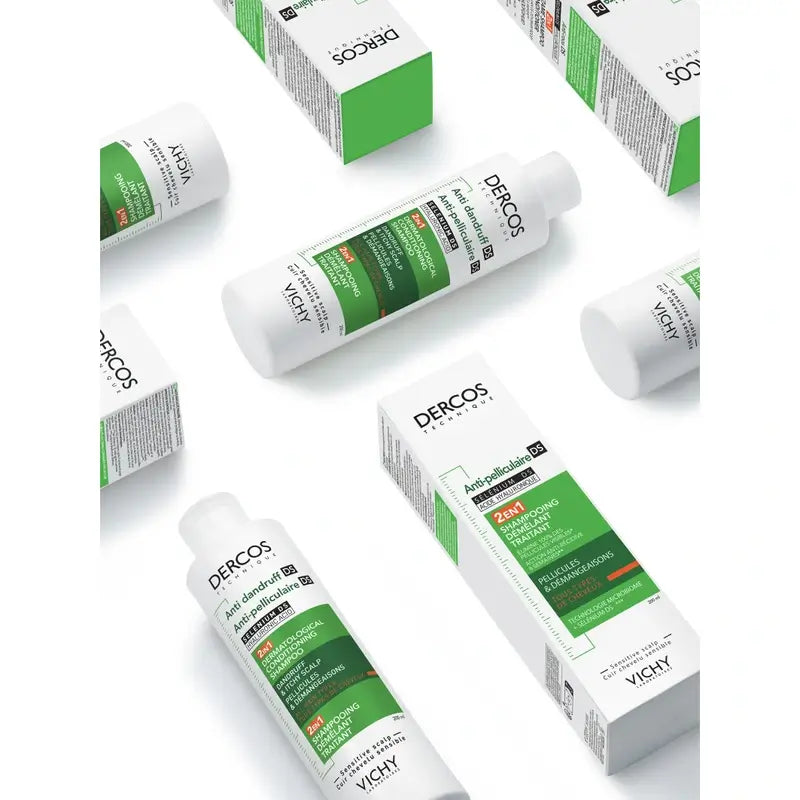 Vichy Dercos Champô Anti-Caspa Condicionante Ds 2 em 1, 200 ml