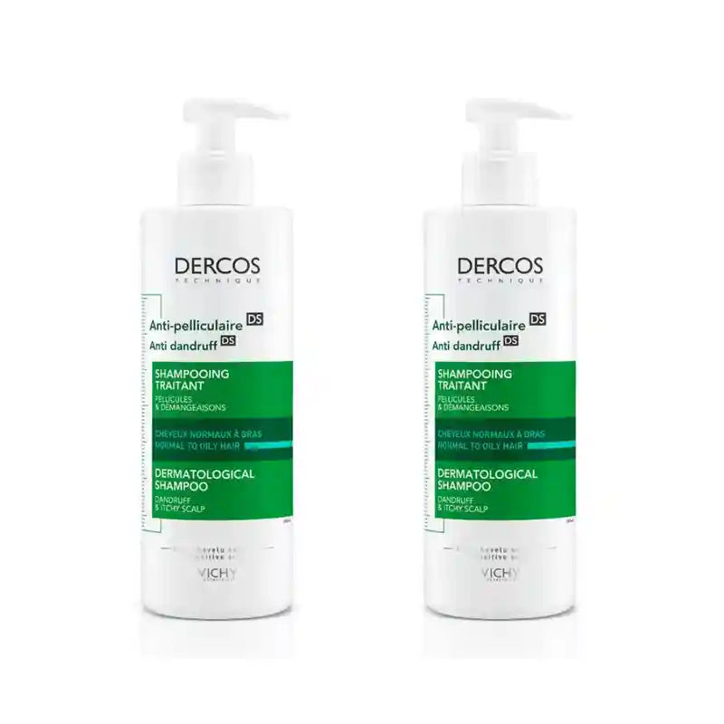 Vichy Dercos Technique Champô Anti-Caspa Oleosa, 2X390 Ml