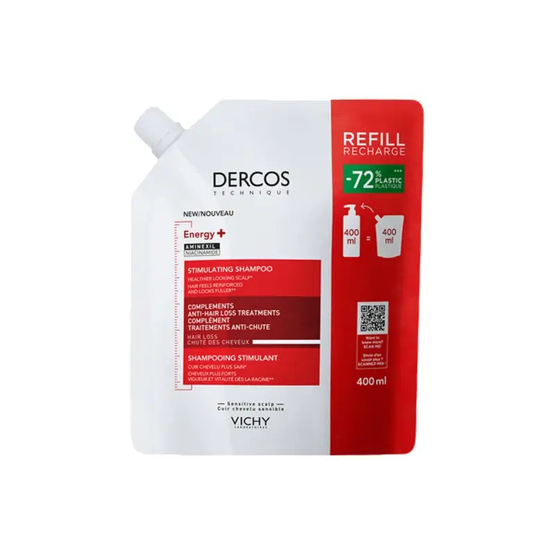 Champô Vichy Dercos Ecorefill Energy+, 400 ml