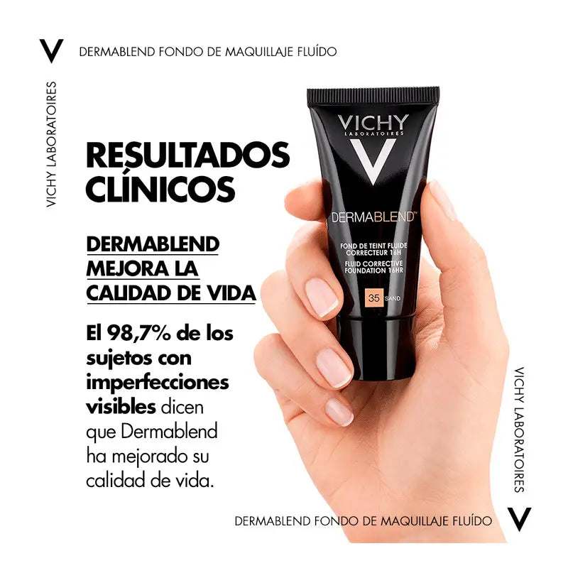 Vichy Dermablend Corrector Fluido Corrector Nº 35 Areia