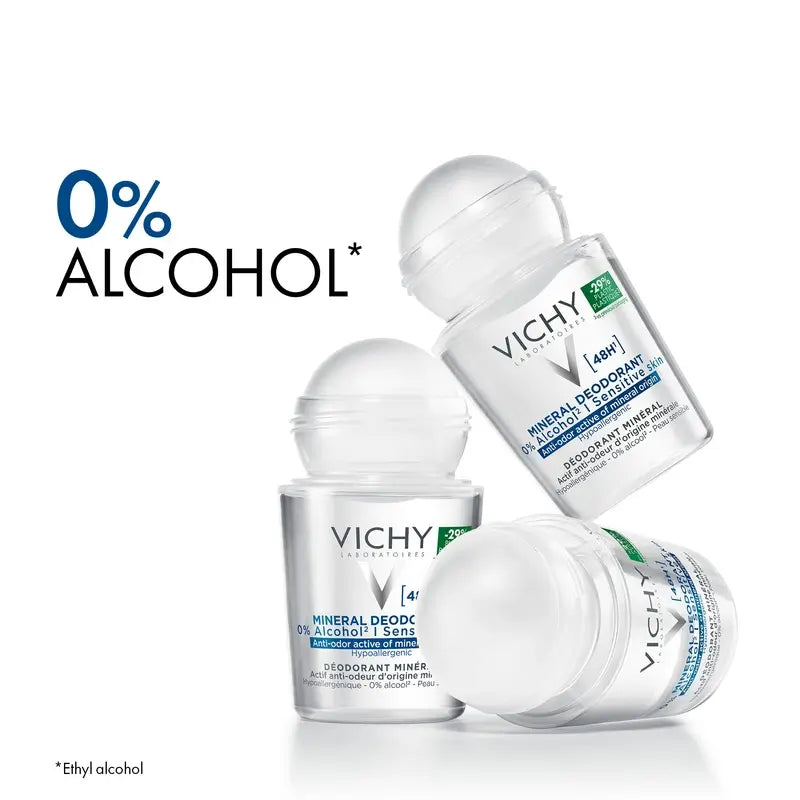 Vichy Deo Mineral Roll On 48H Optimal Tolerance 50 ml