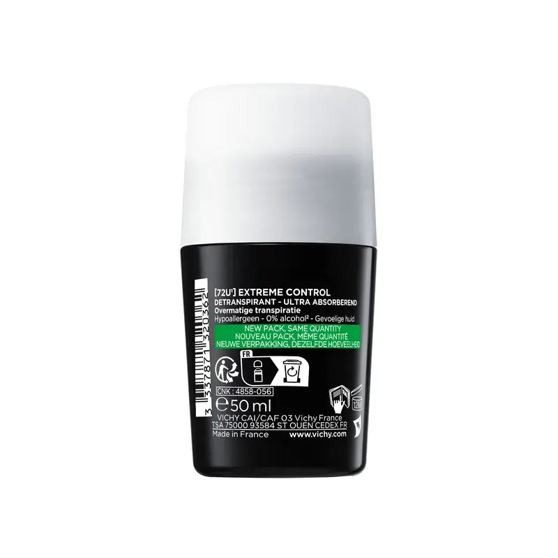 VICHY HOMME DESODORIZANTE ANTITRANSPIRANTE BOLA 50 ML