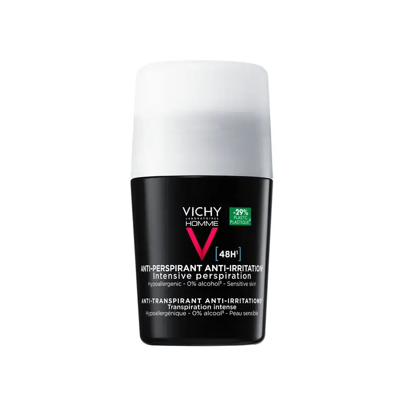 VICHY HOMME DESODORIZANTE BOLA PELE SENSÍVEL 50 ML