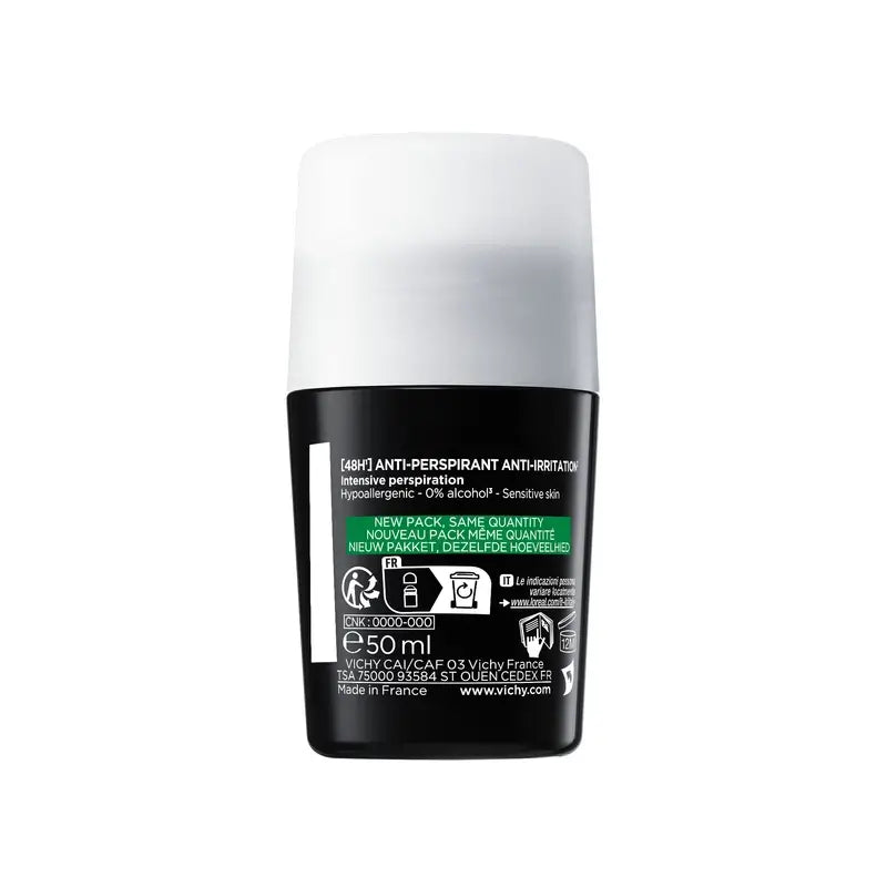 VICHY HOMME DESODORIZANTE BOLA PELE SENSÍVEL 50 ML