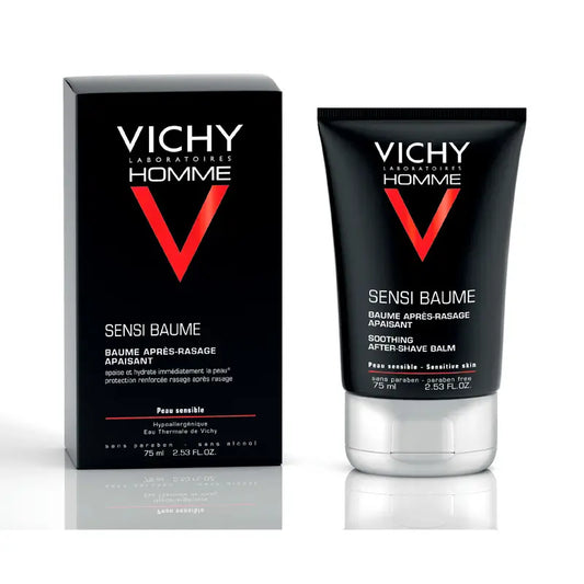 Vichy Homme Sensi-Baume Bálsamo Suavizante para Depois do Barbear 75 ml