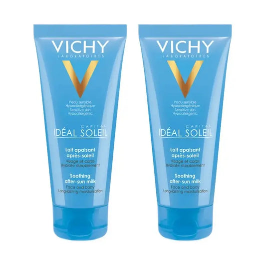 Vichy Idéal Soleil Leite Pós-Solar Suavizante, 2X300 Ml