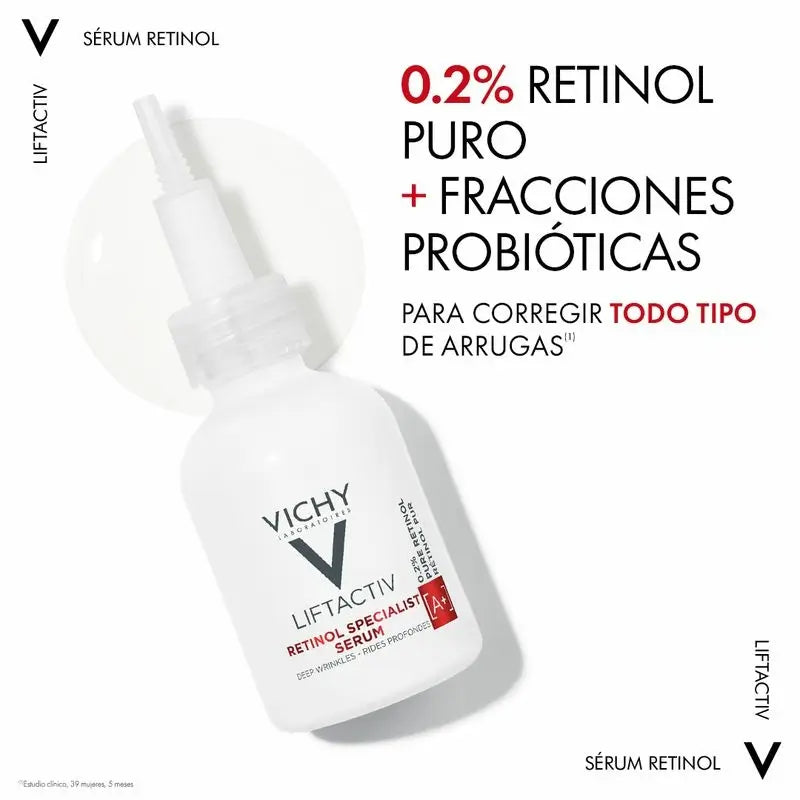Vichy Liftactiv Retinol Sérum Anti-Rugas Profundo, 30 ml