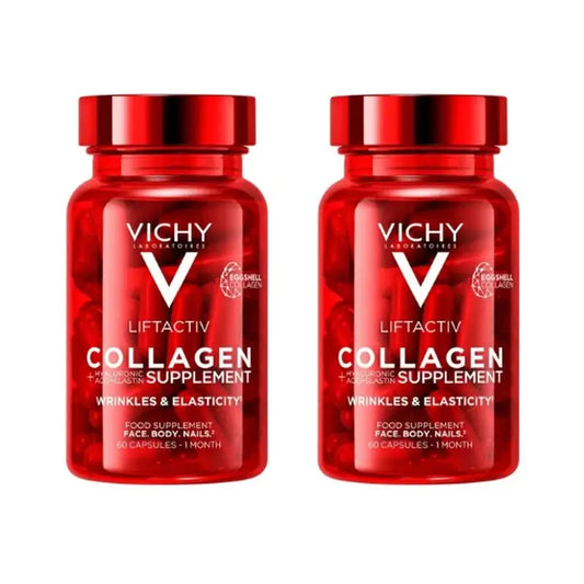 Vichy Liftactiv Colagénio Anti-Envelhecimento com Vitaminas e Minerais, 2X60 Cápsulas
