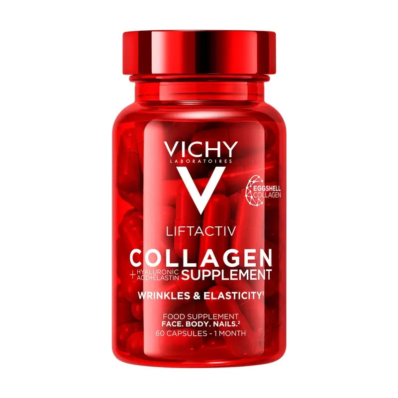Vichy Liftactiv Colagénio Anti-Envelhecimento com Vitaminas e Minerais, 60 Cápsulas