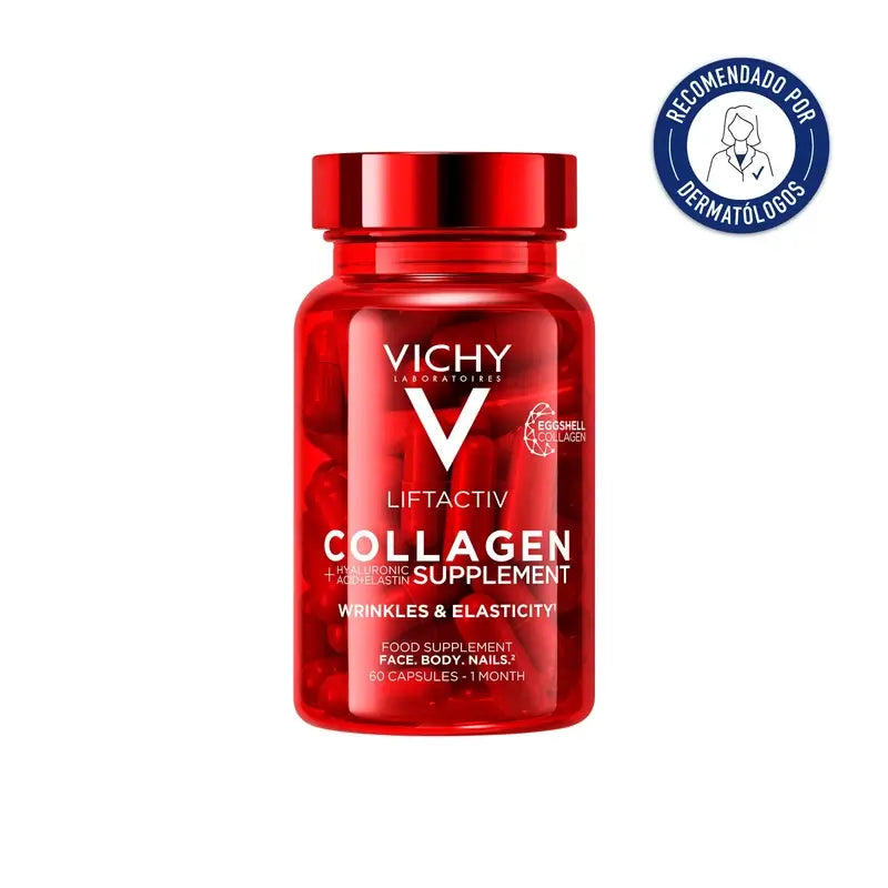 Vichy Liftactiv Colagénio Anti-Envelhecimento com Vitaminas e Minerais, 60 Cápsulas