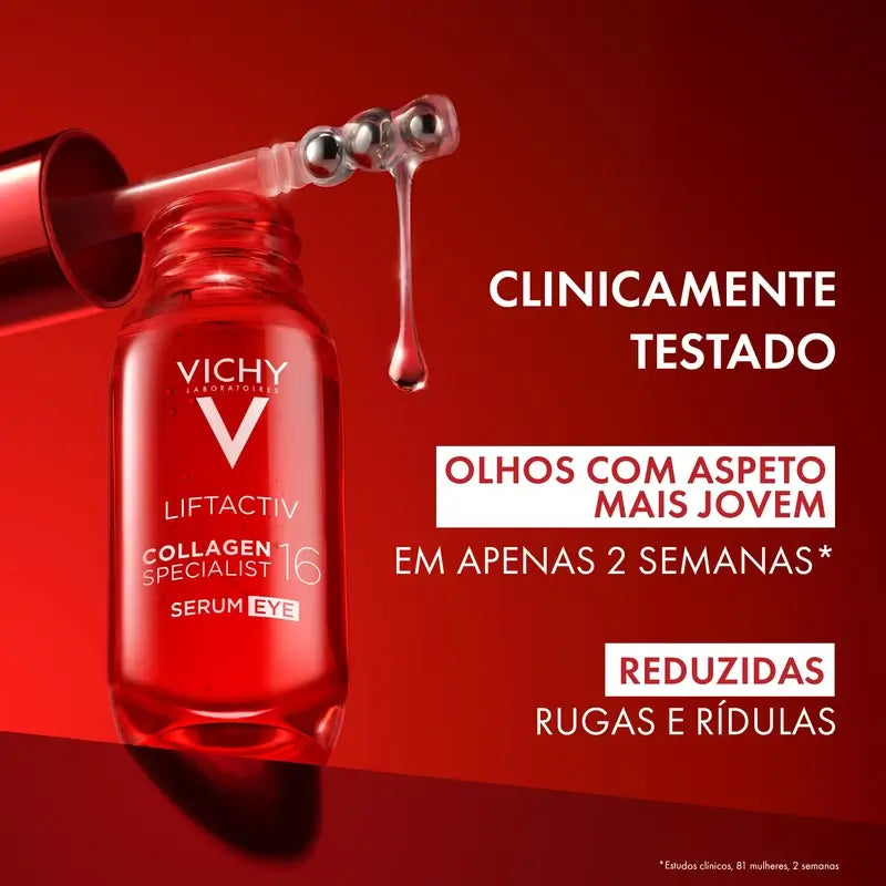 Vichy Liftactiv Colagénio 16 Sérum Contorno de Olhos, 15 Ml