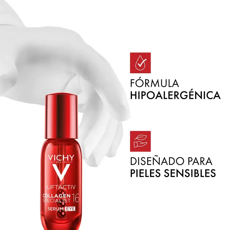 Vichy Liftactiv Colagénio 16 Sérum Contorno de Olhos, 15 Ml