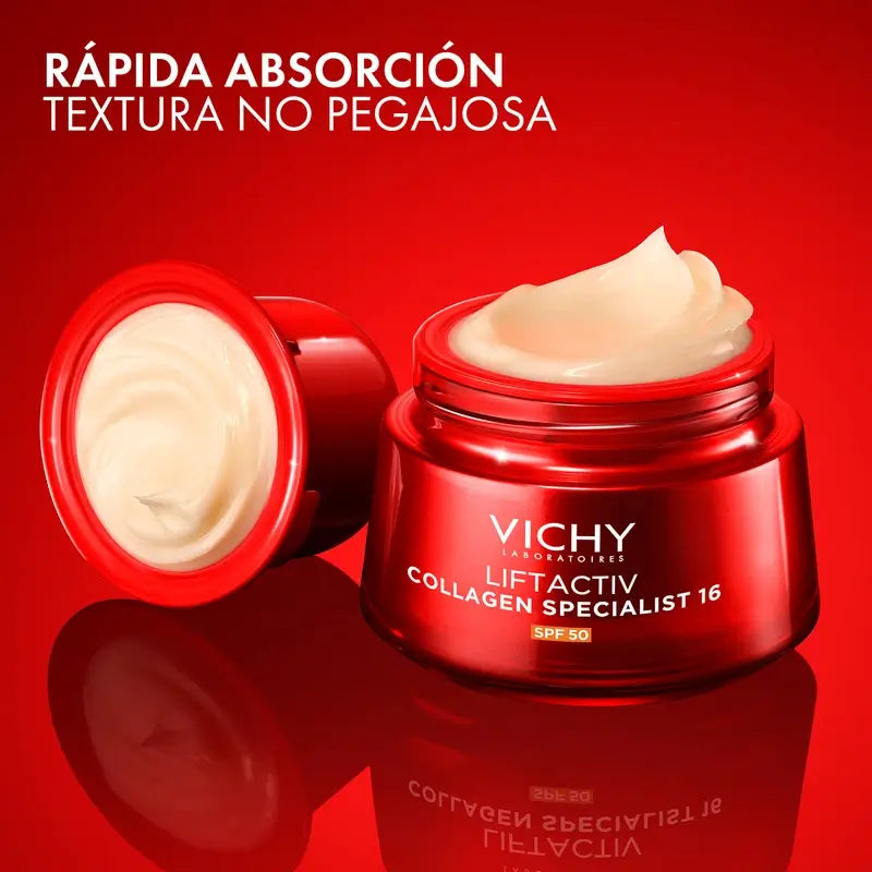 Vichy Liftactiv Collagen Specialist 16 Spf50, Recarga, 50 Ml