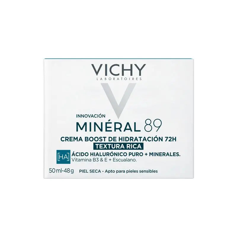 Creme Hidratante Vichy Minéral 89 Rich 72H, 50 ml