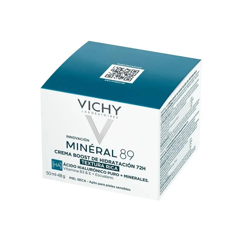 Creme Hidratante Vichy Minéral 89 Rich 72H, 50 ml