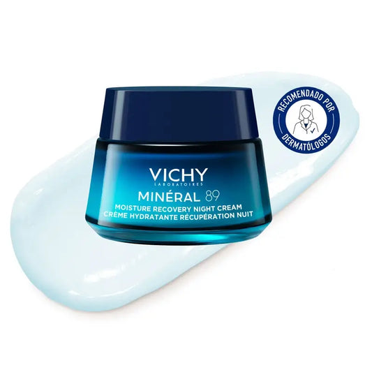 Creme de Noite Vichy Mineral 89 Recuperação Hidratante com Melatonina, 50 ml